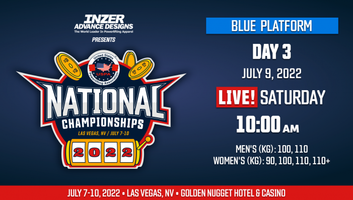USPA National Powerlifting - Day 3 (Blue Platform)