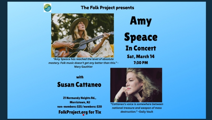 Amy Speace with Susan Cattaneo in Concert