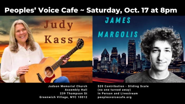 Judy Kass and James Margolis (LIVESTREAM)