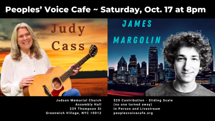 Judy Kass and James Margolis (LIVESTREAM)