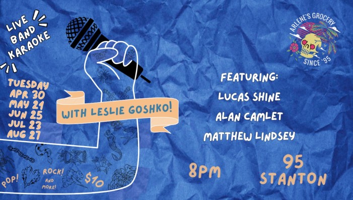 Live Band Karaoke with Leslie Goshko