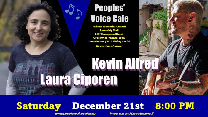 Kevin Allred and Laura Ciporen (IN PERSON)