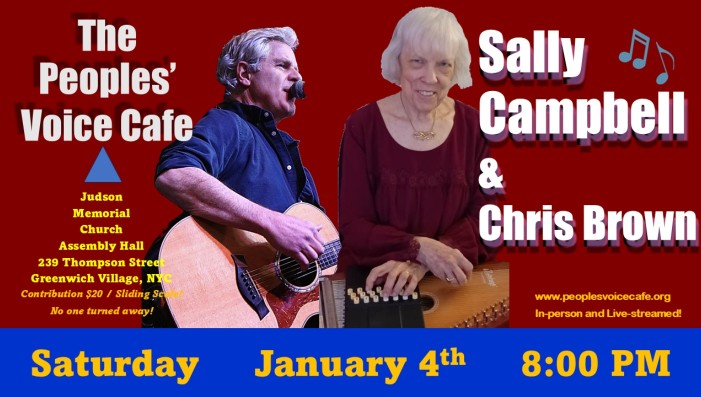 Chris Brown and Sally Campbell - IN PERSON!