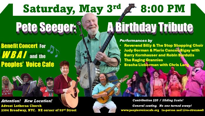 Pete Seeger Birthday Tribute (IN PERSON)