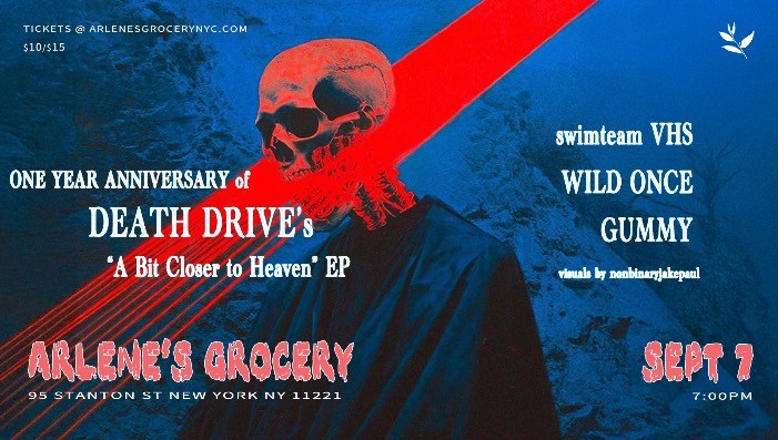 One Year of Death Drive's First EP! w/ swimteam VHS, Wild Once, & Gummy
