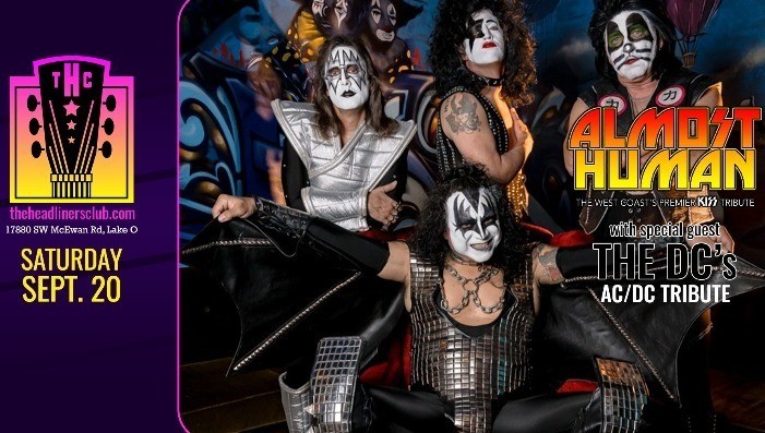 Almost Human [KISS tribute] + The DCs [AC/DC tribute]