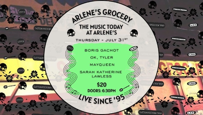 The Music Today At Arlene’s Grocery