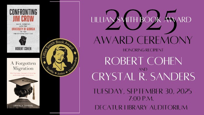 2025 Lillian Smith Book Awards