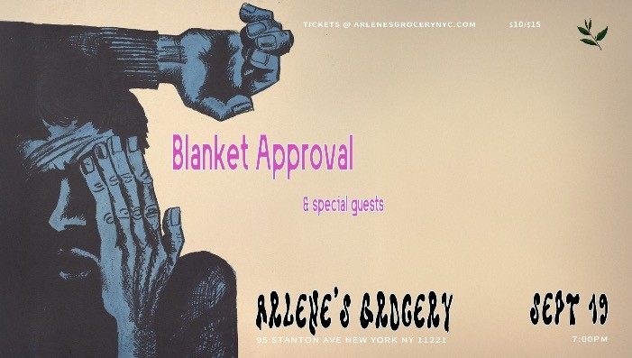 Blanket Approval, Biter., & special guests