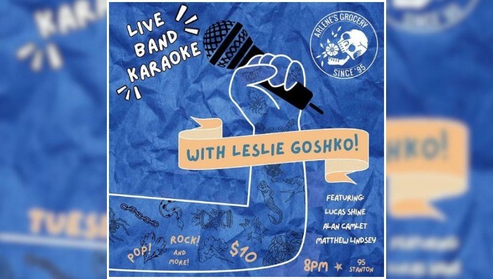 Live Band Karaoke with Leslie Goshko