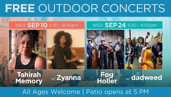 FREE outdoor concert feat. Tahirah Memory w/ Zyanna