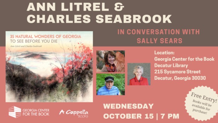 Ann Litrel & Charles Seabrook in conversation with Sally Sears