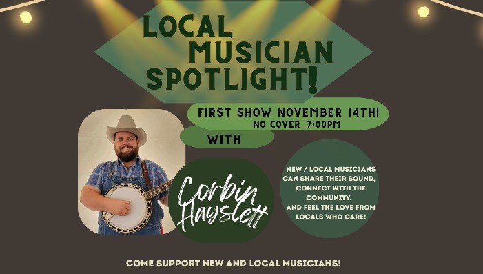 Local Musician Spotlight! with Corbin Hayslett