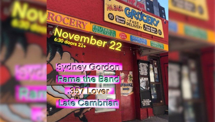.357 Lover, RAMA the Band, Sydney Gordon, Late Cambrian