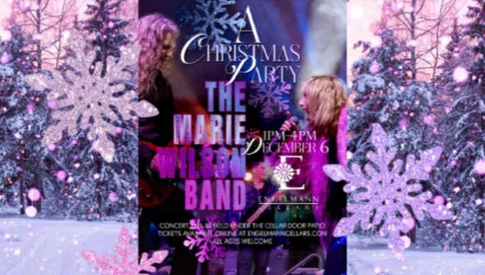 Marie Wilson Band Family Christmas Party at Engelmann Cellars