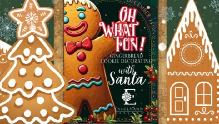 Gingerbread Cookie Decorating with Santa
