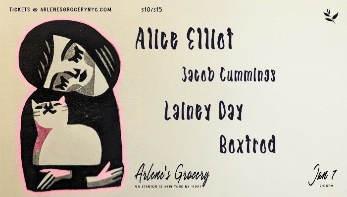 Alice Elliot, Jacob Cummings, Lainey Day, & Boxtrod