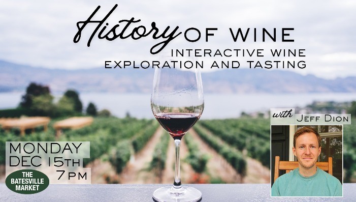 History of Wine: Exploration and Tasting with Industry Expert Jeff Dion