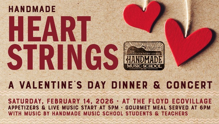 Handmade Heart Strings: A Valentine’s Concert & Dinner