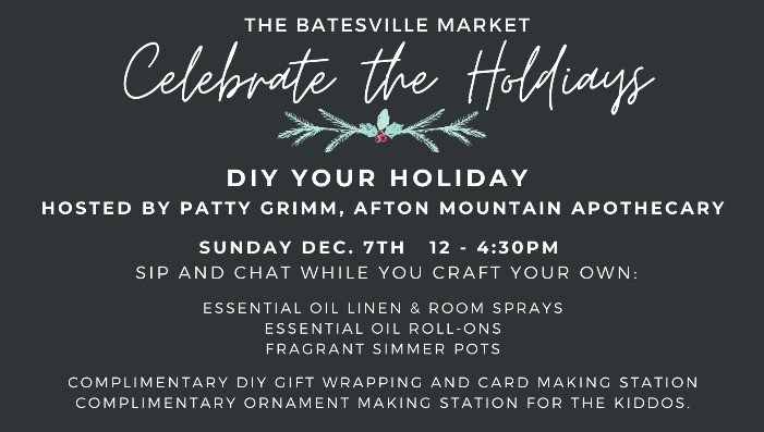 DIY Your Holiday with Afton Mountain Apothecary