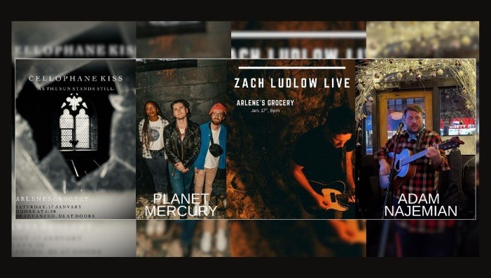 Planet Mercury, Cellophane Kiss, Zach Ludlow, Adam Najemian