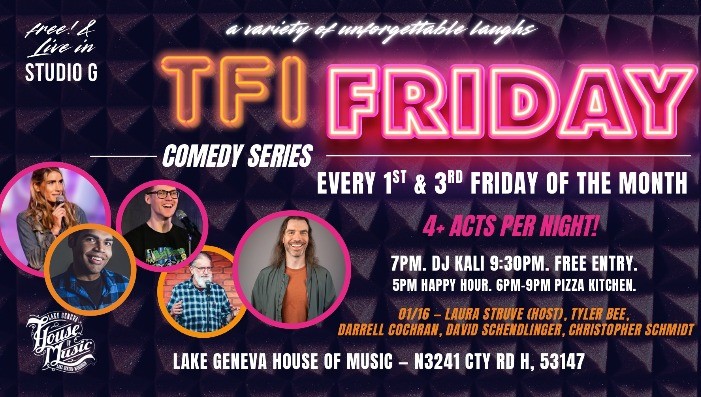 TFI COMEDY SERIES - LIVE w/ host LAURA STRUVE - FREE ENTRY!