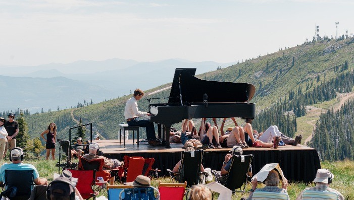 IN A LANDSCAPE:  Schweitzer Mountain