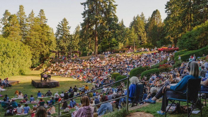 IN A LANDSCAPE:  Rose Garden Amphitheater