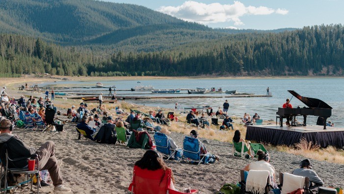 IN A LANDSCAPE:  East Lake in Newberry National Monument