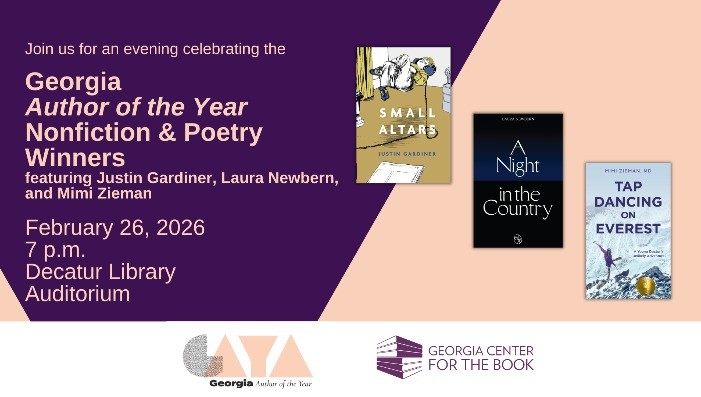 Georgia Author of the Year Nonfiction & Poetry Winners