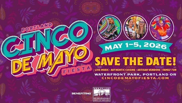 Portland Cinco De Mayo Fiesta - Tom McCall Waterfront Park | May 1-5, 2026