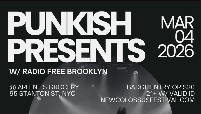 New Colossus Festival: Punkish x Radio Free Brooklyn Party