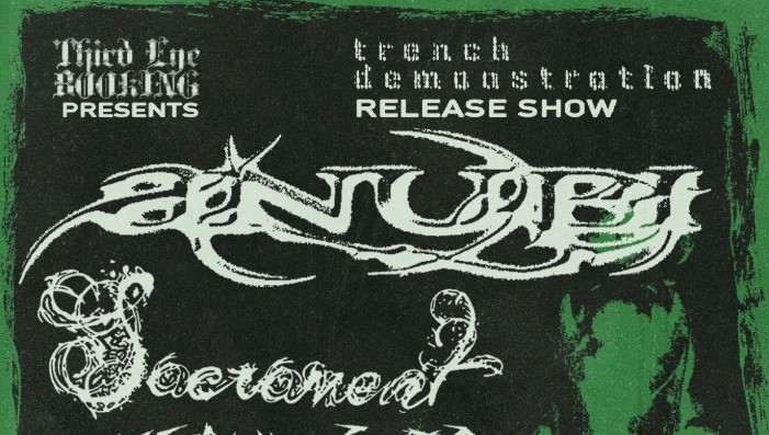 Anubi Release Show w/ Sacrament, Fate of Existence, 2 The Teeth, XcaliberX