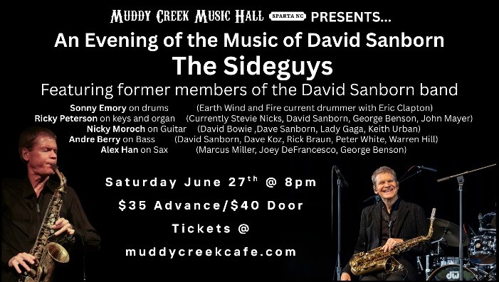 The Sideguys - An Evening of the Music of David Sanborn
