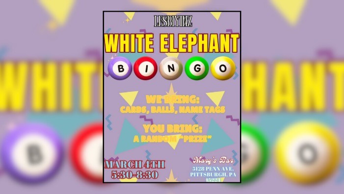 Lesbiyinz White Elephant Bingo