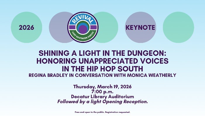Keynote - Revival: Lost Southern Voices 2026