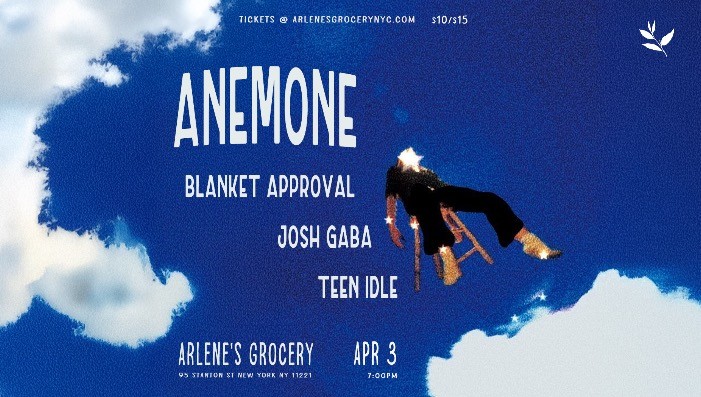 Anemone / Blanket Approval / Josh Gaba / Teen Idle