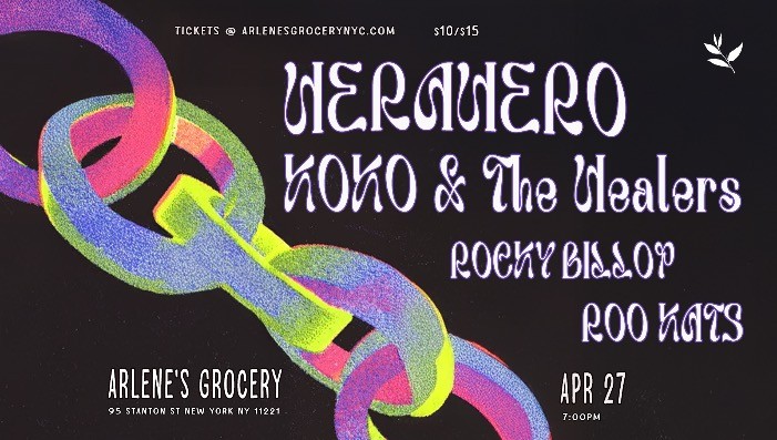 HERAHERO / KOKO & The Healers / Rocky Billop / Roo Kats