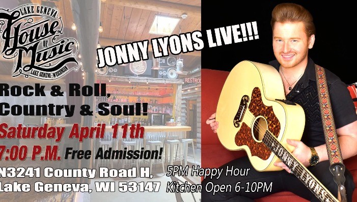 JONNY LYONS : Live Solo Show -Free Admission!