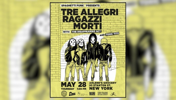 Spaghetti Punk: Tre Allegri Ragazzi Morti, Toxic Tito, Disappearing Act