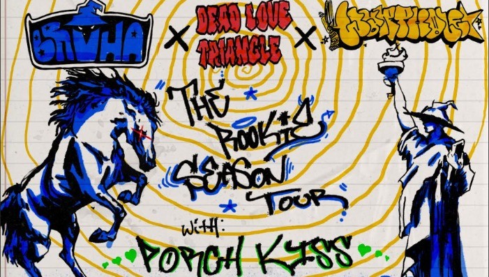 Dead Love Triangle, Brūha, Warphole, and Porch Kiss