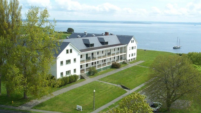 Fort Worden Dorms During Wooden Boat Festival