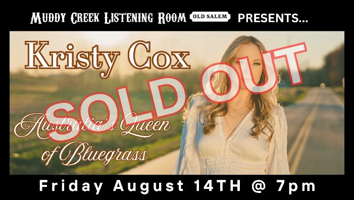 SOLD OUT - Kristy Cox - Australia’s Queen  of Bluegrass
