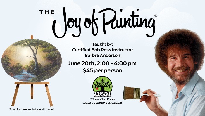 Bob Ross Painting Class