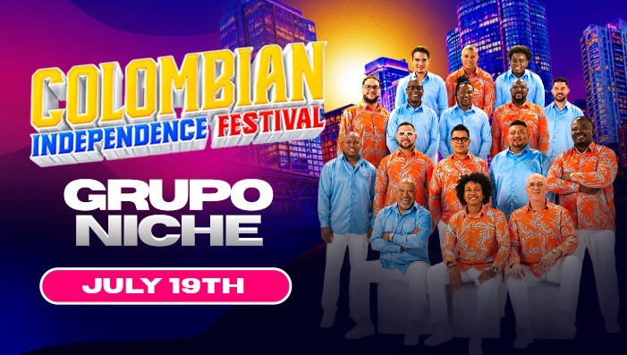 7/19: Grupo Niche | Colombian Independence Day Festival - All Ages