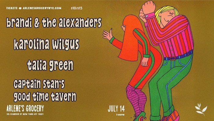 Brandi&The Alexanders / Talia Green / Karoline Wilgus / Captain Stan's Good