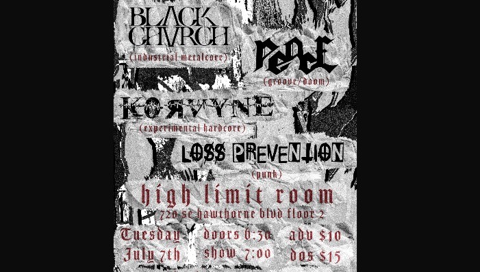 Blvck Church, Peace, Korvyne, & Loss Prevention