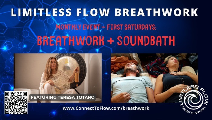 8/1 Limitless Flow Breathwork + Sound Bath: Special Event (Hybrid Event)