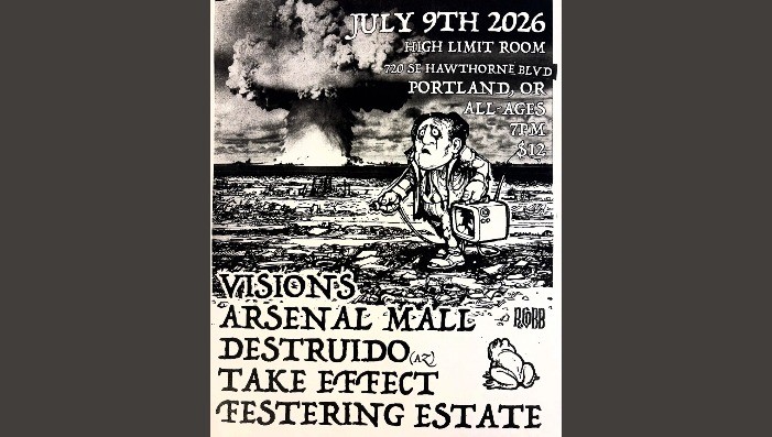 Visions, Arsenal Mall, Destruido, Take Effect, Festering Estate