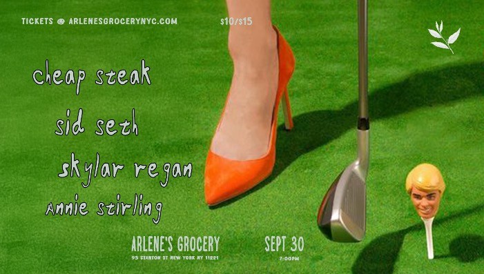 Cheap Steak / Skylar Regan / Sid Seth / Annie Stirling